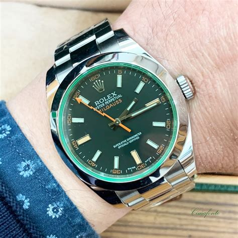 rolex milgauss verde usato|Orologi Rolex Milgauss usati su Chrono24.